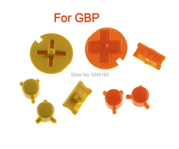 1 комплект красочного набора для замены карманной кнопки включения выключения Gameboy Pocket GBP D-образные накладки высокого качества
