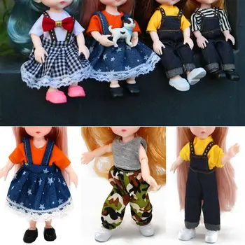 1 комплект кукольной одежды 16-17 см, высококачественные аксессуары для кукол, модный костюм с юбкой, Лучшие подарки для детей, игрушки для девочек 