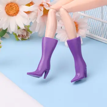 1 Пара кукольных туфель, модные женские кукольные сапоги, размер 1/6 30 см, аксессуары для кукольных хобби, Пластиковая кукла, красочные сапоги с длинными коленями