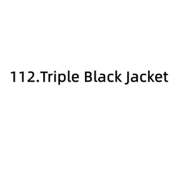 112. Тройная черная куртка