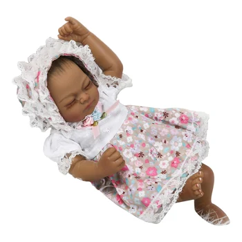 12-дюймовые Куклы Reborn Baby Игрушки Силиконовые Реалистичные Куклы Reborn Baby Подарок на День Рождения Афроамериканцу для Детей в Возрасте 3 + для Коллекции