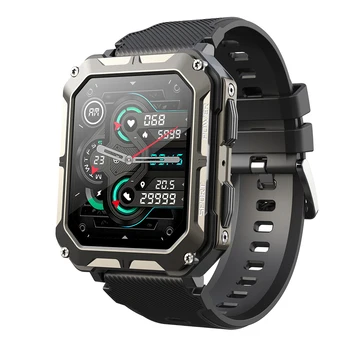 2023 Новые смарт-часы с Bluetooth-вызовом для мужчин, отслеживающие кровяное давление, фитнес-трекер, водонепроницаемые спортивные смарт-часы для телефона Android Iphone