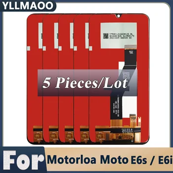5 Шт. Оригинальный Для Motorola Moto E6S E6I ЖК-дисплей С Сенсорным Экраном Дигитайзер В Сборе Замена Для Moto E6s E6i Дисплей