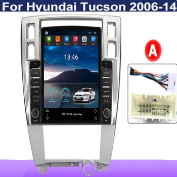 5GLTE + WIFI Tesla style Android Автомобильное Видео 2.5D GPS Навигация Радио Мультимедийный Плеер Стерео Для Hyundai Tucson 2006-2014 BT dsp