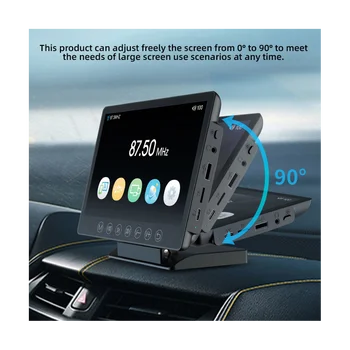 7-дюймовый портативный автомобильный видеоплеер с сенсорным ЖК-экраном, радио, мультимедийный видеоплеер, автомобильный ТВ-монитор, планшет, автоаксессуары