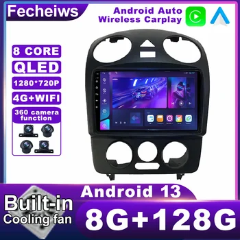 Android 13 Для Фольксваген Жук 2000-2011 Автомобильный Радиоприемник Видео WIFI Без 2din 4G LTE AHD RDS DSP Мультимедиа Стерео BT Авторадио