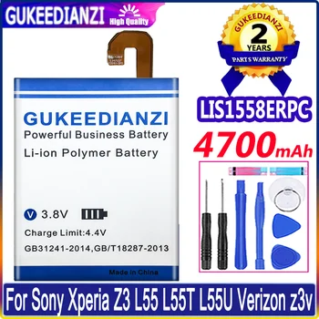 Bateria 4700 мАч Аккумулятор Высокой Емкости Для Sony Xperia Z3 L55 L55T L55U Verizon z3v D6653 D6633 D6603 Высококачественный Аккумулятор
