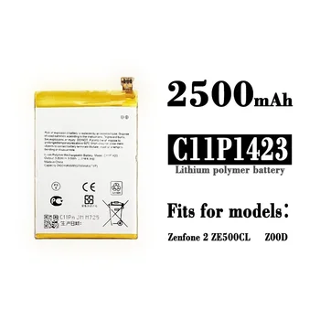 C11P1423 2500 мАч Оригинальный Аккумулятор Для ASUS ZenFone 2 ZE500CL Z00D Высококачественные Сменные Аккумуляторные Батареи Для Мобильных Телефонов