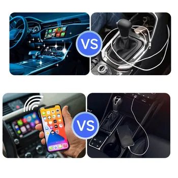 CarlinKit 2Air CarPlay Wireless Android Auto Беспроводной мини-адаптер Plug Play для Toyota Mazda для VW Peugeot Skoda Haval KIA