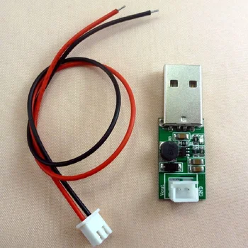 CE017 DC-DC Преобразователь USB в кабель xh2.54, повышающий модуль усиления, источник питания от 5 В до 12 В постоянного тока для солнечного зарядного устройства