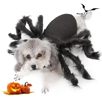 JBTP Костюм паука для домашних животных на Хэллоуин, Забавные Аксессуары для вечеринки, праздничное украшение, милые платья для собак и кошек, вечерние платья