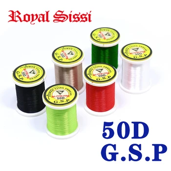 Royal Sissi набор из 6 цветов премиум-класса 50-денье GSP для обвязки мух форели сверхпрочной полиэтиленовой нитью uni