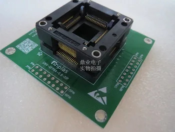 TQFP64 LQFP64 QFP64/DIP64 14*14 мм 16* 16 мм/подходит для микросхем 1,6-2,5 мм/Пробел 0,8 мм OTQ-64-0.8-01 Тестовый Адаптер для выгорания печатной платы TQFP64 с разъемом для розетки