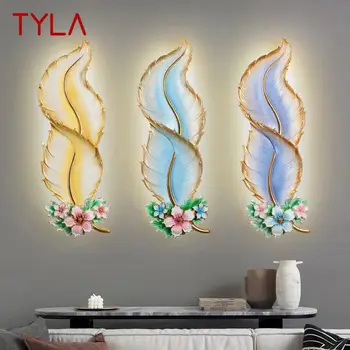 TYLA Современный Шлейфовый Настенный Светильник LED Interior Creative Resin Sconce Light для Домашнего Декора Гостиной Коридора