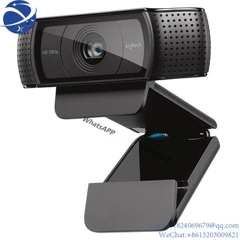 YUN YI5 Pcs C920e веб-камера Full Hd с поддержкой микрофона, компьютерная веб-камера высокой четкости 1080p