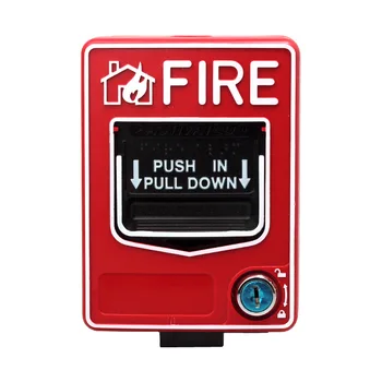 Аварийное нажатие кнопки включения аварийной сигнализации Переключатель пожарной сигнализации Ручной сброс Переключателя сброса аварийного устройства