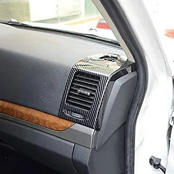 Автомобильная приборная панель из углеродного волокна, Боковое вентиляционное отверстие, Выпускная рама, Декоративная накладка для Mitsubishi Pajero 2007-2019