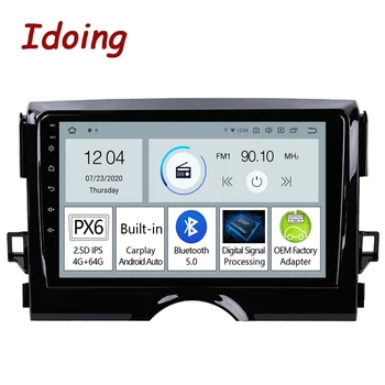 Автомобильный радиоплеер Idoing Android 11 Auto Carplay для Toyota Reiz Mark X 2011-2016 Головное устройство GPS-навигации Plug And Play Stereo