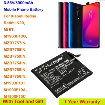Аккумулятор для смартфона Cameron Sino 3900mAh BP41 для Xiaomi Redmi K20, Mi 9T, M1903F10G, MZB7757IN, MZB7758IN, MZB7759IN, MZB7754IN