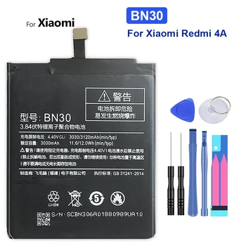 Аккумулятор для телефона BN30 для Xiaomi Redmi 4A Mi4A M4A высокого качества емкостью 3120 мАч для замены телефона + наборы инструментов