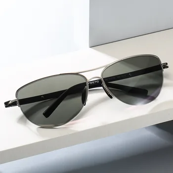 Бренд Vazrobe Мужские Поляризованные солнцезащитные очки 151 мм Негабаритные Солнцезащитные очки для мужчин Полуободковые Очки для вождения Очки Высокого качества