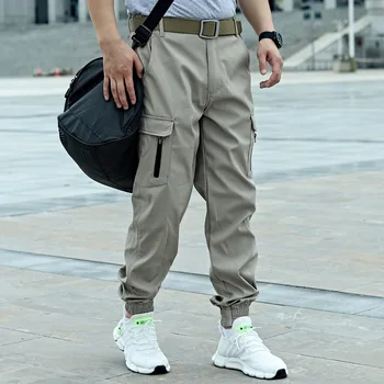 Весенне-осенний мужской комбинезон, Новые тактические брюки для ног, спортивный комбинезон для спецназа на открытом воздухе