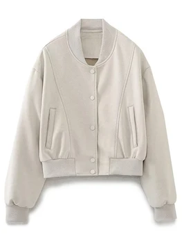 Высококачественная куртка 2023 года, Новая женская одежда для гольфа, женская модная куртка, базовое пальто, свободная куртка для бейсбола bBaseball