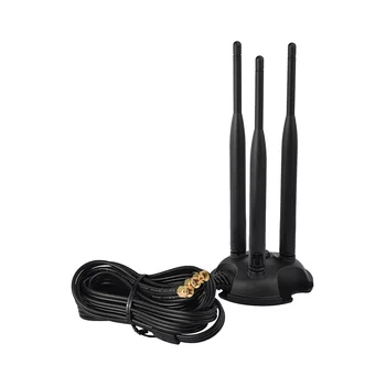 Двухдиапазонная WiFi Антенна 2,4 ГГц 5 ГГц, Антенна RP-SMA для Настольного компьютера PC, Беспроводной Маршрутизатор WiFi, Внешний USB WiFi Адаптер