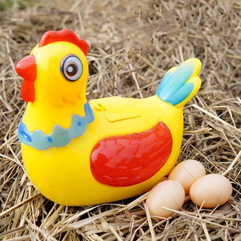 Детская Забавная Курица, Несущая Яйца, Игрушка Со Звуковой Музыкой, Детская Электрическая Милая Курица-Робот, Животные, Детские Интерактивные Развивающие Игрушки