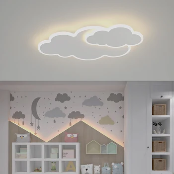 Детская светодиодная подсветка для спальни Cloud, Современная простая креативная подсветка для детской комнаты, трехцветная подсветка для детской спальни
