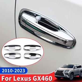 Для 2010-2023 Lexus GX460 Накладка Для Украшения Дверной Ручки из Нержавеющей Стали GX 400 Аксессуары Для Обновления Внешнего Вида 2022 2021 2020 2019