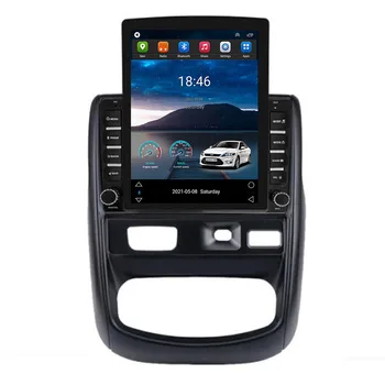 Для Tesla Style 2 Din Android 12 Автомагнитола Для RENAULT DUSTER 2014-2016 до 2035 Мультимедийный Видеоплеер GPS Стерео Carplay RDS