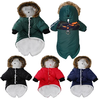 Зимняя одежда для маленьких собак, плотные теплые водонепроницаемые толстовки для щенков и кошек, Ветрозащитная куртка для домашних животных из мягкого флиса, костюм Йоркшира