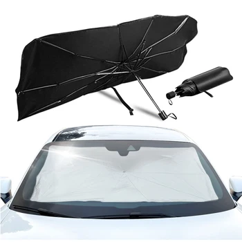Зонт на лобовое стекло автомобиля, солнцезащитный козырек, защитная крышка зонта для автоаксессуаров Acura BMW Citroen Mercedes Benz Audi Cadillac