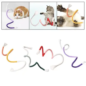 Игрушка для кошек, устойчивая к укусам веревка, прочная, прочная игрушка для жевания домашних животных, многофункциональная для мелких животных, аксессуары для котенка, собаки