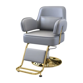 Кресло для парикмахерской Парикмахерский салон Специальной стрижки Современный стиль Поворотная Подъемная мебель Подъемное кресло Стулья для парикмахерского салона