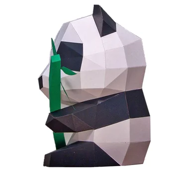 Легкие 3D головоломки, 3D бумажная модель животного, игрушка-орнамент, Оригами ручной работы в форме животного, сделай сам