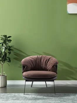 Легкий роскошный односпальный диван-кресло, креативное кресло для спальни, искусство ленивого дизайна, мебель для балкона, Ins, кресло для отдыха
