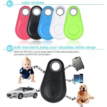 Мини-модная умная собака, домашние животные, Bluetooth 4.0, GPS-трекер, Противоотерянная сигнальная бирка, Беспроводная Детская сумка, Кошелек, поиск ключей, локатор
