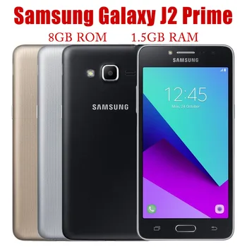 Мобильный телефон Samsung Galaxy J2 Prime G532F с двумя SIM-картами, 8 ГБ ПЗУ, смартфон с 1,5 ГБ ОЗУ, оригинальный разблокированный Wi-Fi телефон с сенсорным экраном, сотовый телефон
