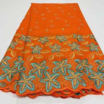 Модная хлопчатобумажная кружевная ткань Lafaya 2023, Высококачественное швейцарское вуалевое кружево из Швейцарии, Кружевная ткань с африканской вышивкой для вечеринки