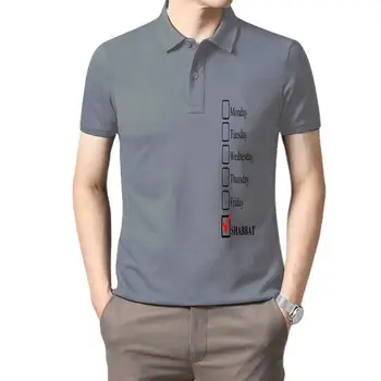 Мужская одежда для гольфа Shabbat В моем списке дел Популярная футболка-поло без бирки для мужчин