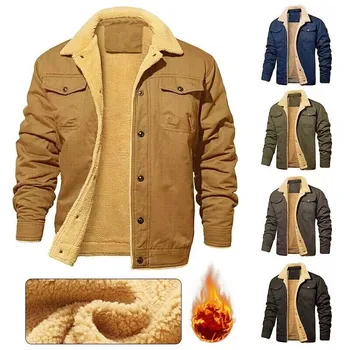Мужские куртки-ветровки Для мужчин, шлем, военная мужская одежда, зимняя теплая толстая куртка, мужское пальто, Центр прямых поставок