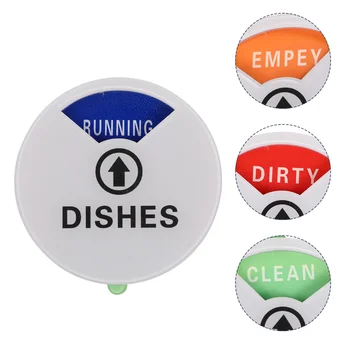 Наклейки-магниты, индикатор необходимости очистки, грязный знак, Кухонная Акриловая посудомоечная машина