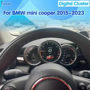 Новейший оригинальный автомобильный цифровой кластерный прибор 2023 года для BMW mini Cooper 2015-2023 Сенсорный ЖК-измеритель скорости приборной панели