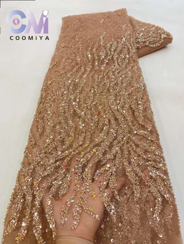 Новое поступление Coomiya, серия свадебных платьев, Европейская вышивка, роскошный Крупный бисер и пайетки, ткань высшего качества.