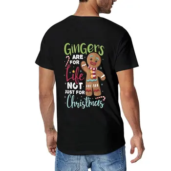 Новые имбирные пряники - это на всю жизнь, а не только на Рождество, футболка с животным принтом для мальчиков, одежда kawaii, мужская футболка