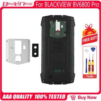 Новый Оригинал Для Blackview BV6800 Pro Задняя Крышка Батарейного Отсека + Украшение камеры + Объективы камеры С громкоговорителем