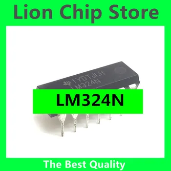 Новый оригинальный операционный усилитель на микросхеме LM324N DIP-14 324 с четырьмя интегрированными блоками хорошего качества LM324N