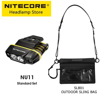 Оптовая Продажа NITECORE NU11 Cap Light Интеллектуальный ИК-датчик движения с регулируемым углом наклона 90 °, Аккумуляторная лампа, Ночная рыбалка, Треккинг
